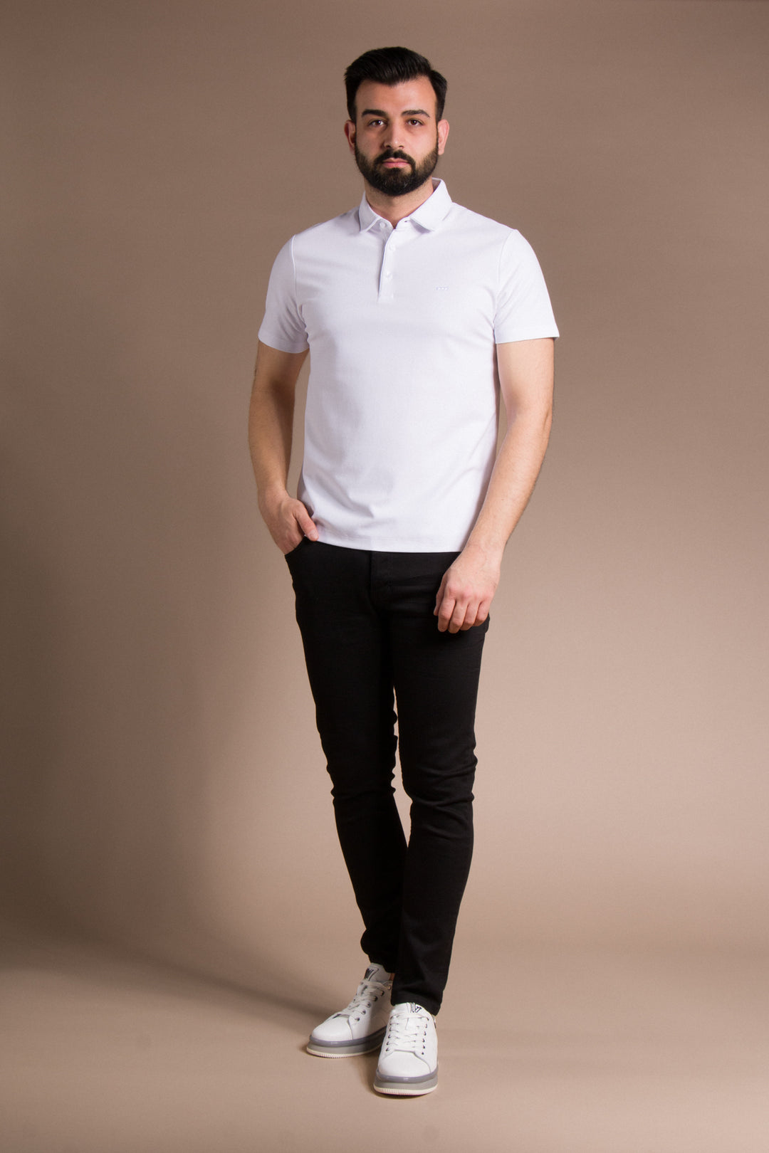 Pamuklu Polo Yaka T-Shirt