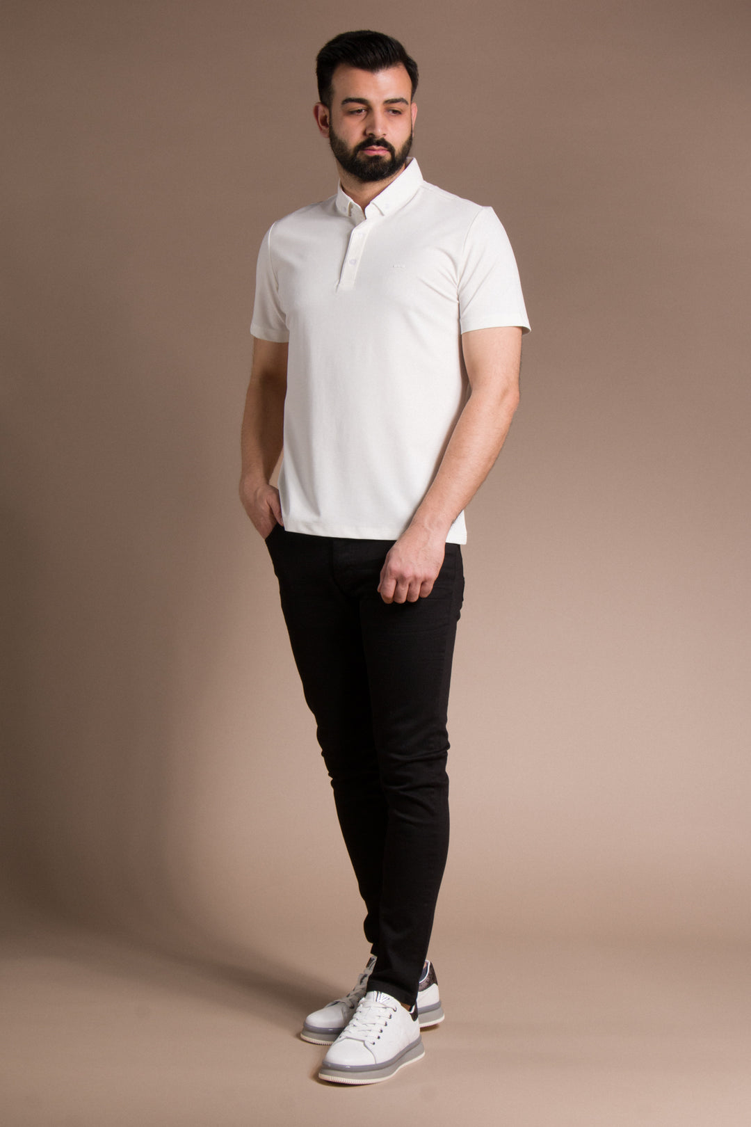 Pamuklu Polo Yaka T-Shirt
