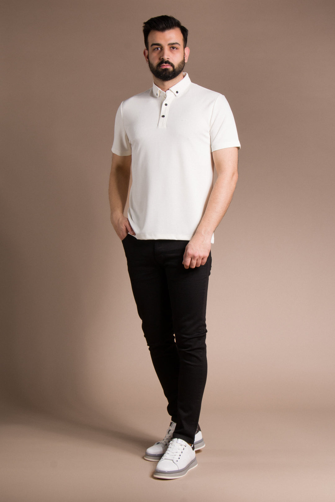 Soft Yakalı Düğmeli Polo T-Shirt