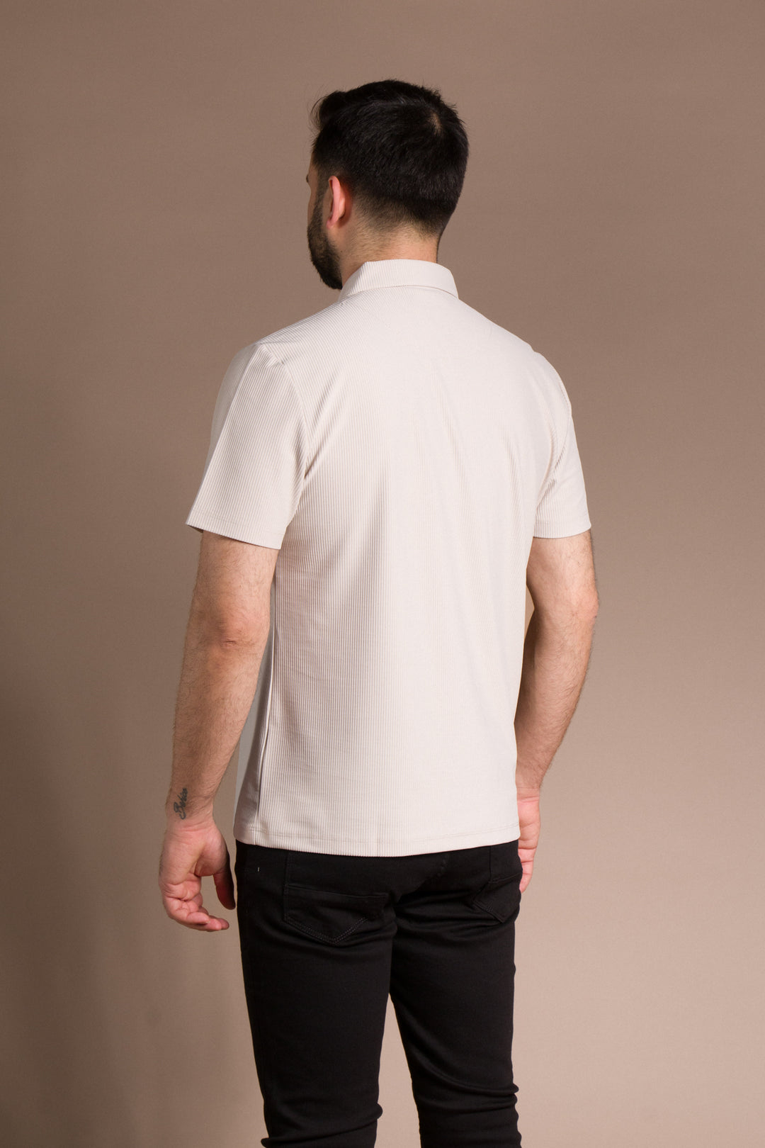 Dokulu Polo Yaka T-Shirt
