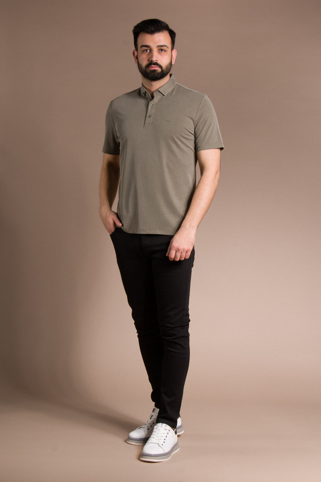 Pamuklu Polo Yaka T-Shirt