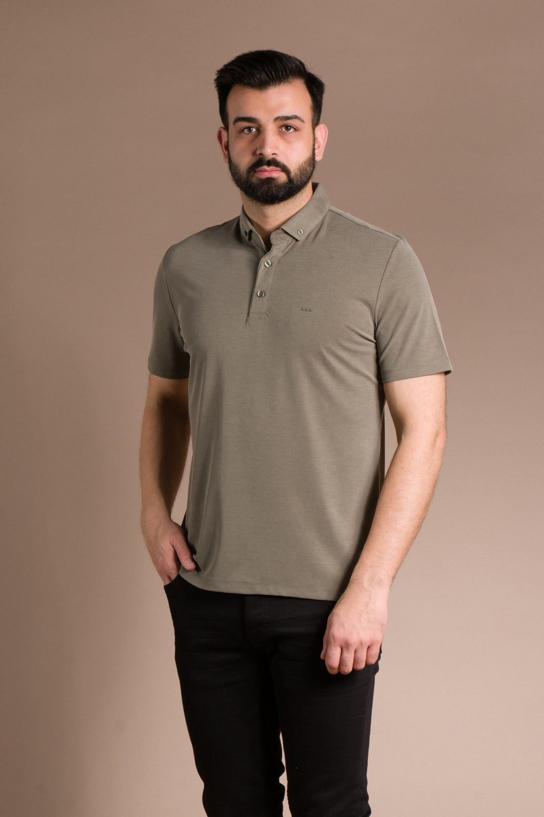 Pamuklu Polo Yaka T-Shirt