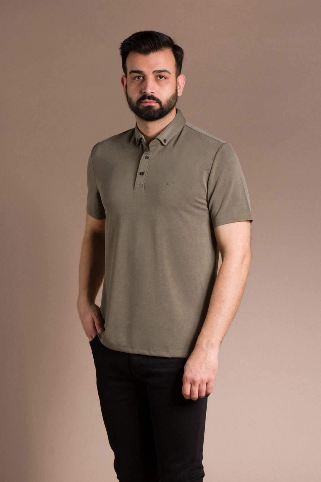 Soft Yakalı Düğmeli Polo T-Shirt