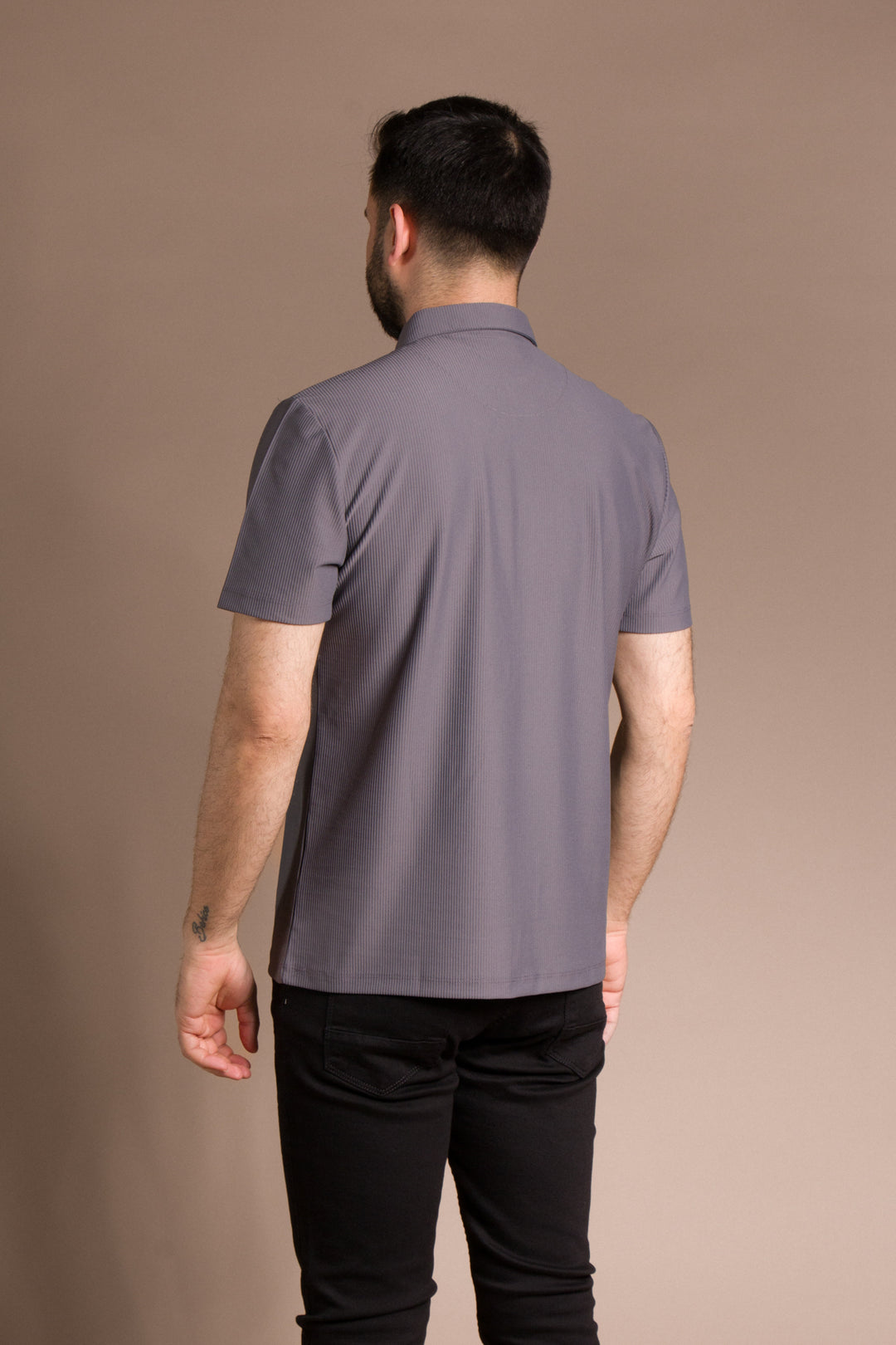 Dokulu Polo Yaka T-Shirt