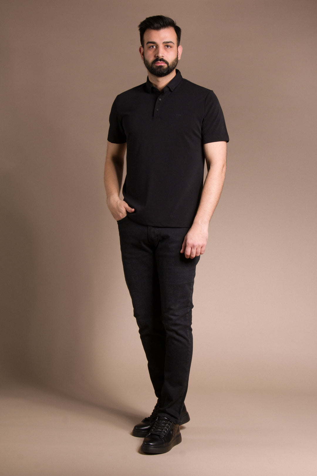 Soft Yakalı Düğmeli Polo T-Shirt