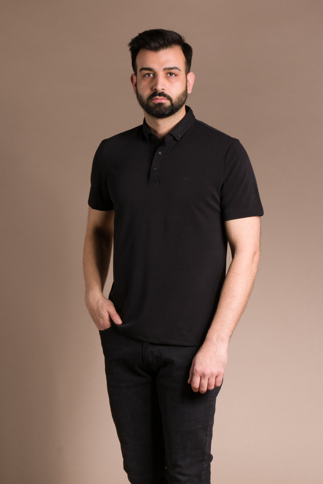 Soft Yakalı Düğmeli Polo T-Shirt