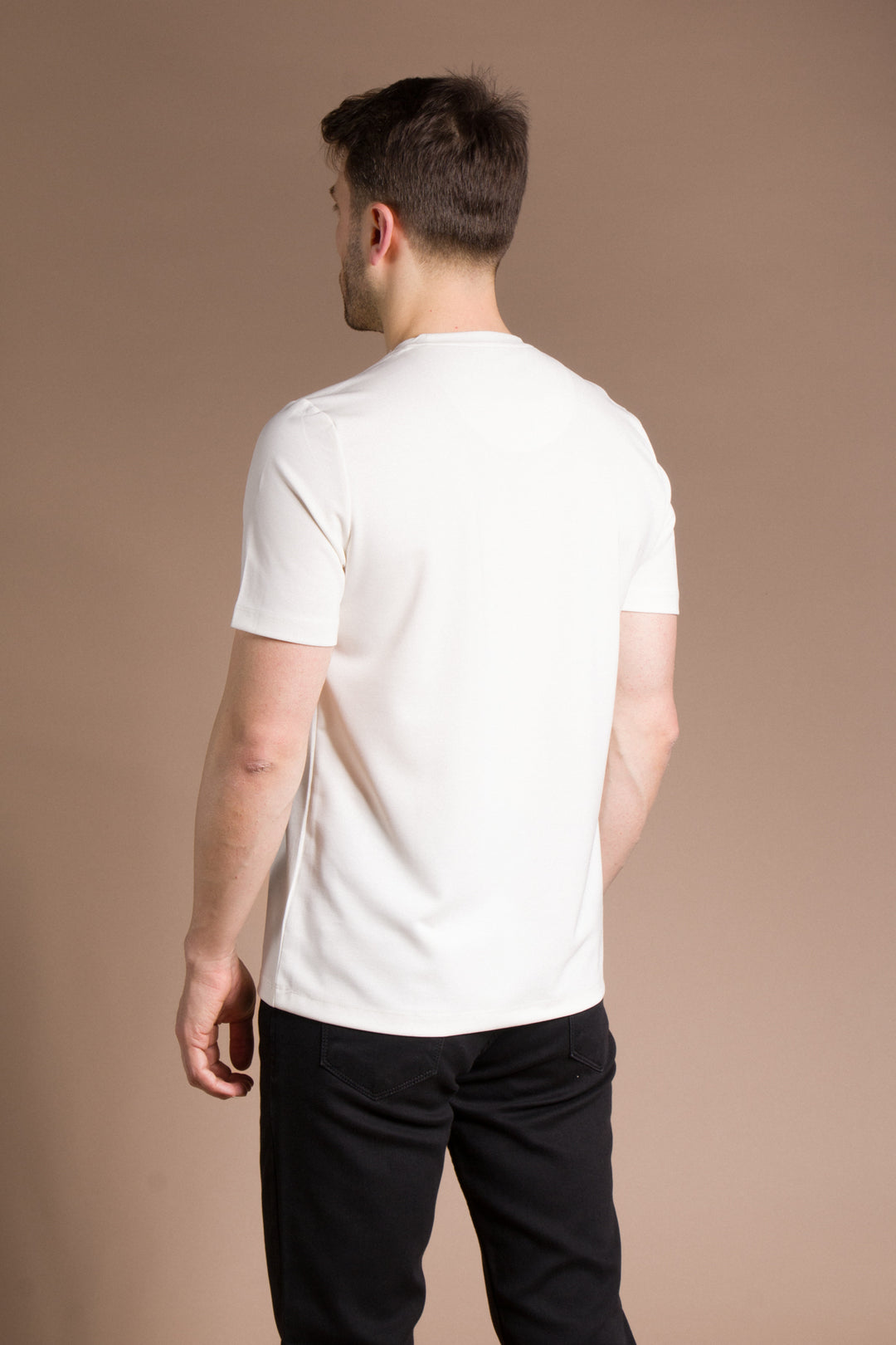 O Yaka Düz Basic T-Shirt