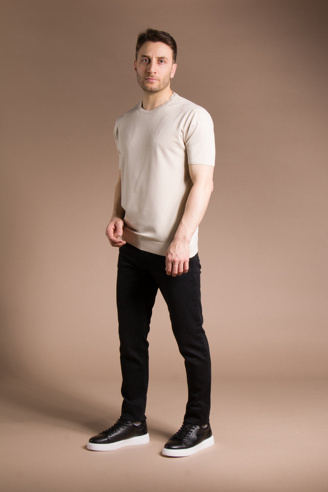 Basic Triko T-Shirt O Yaka