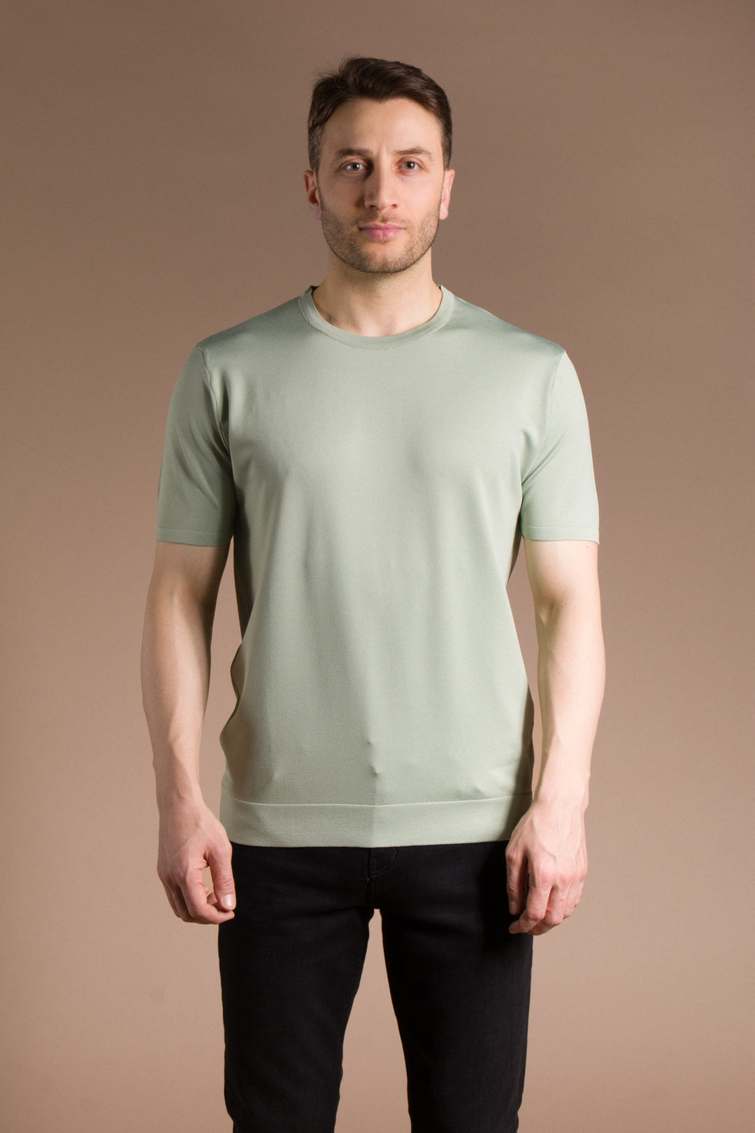 Basic Triko T-Shirt O Yaka