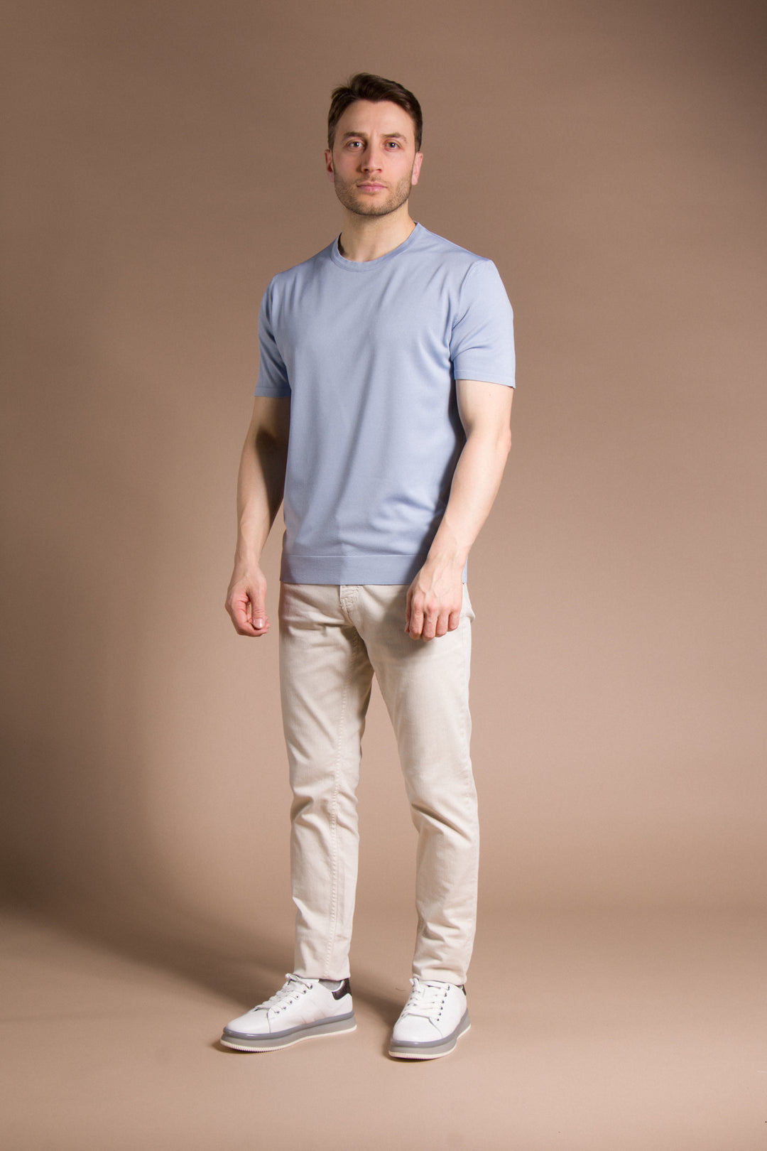 Basic Triko T-Shirt O Yaka