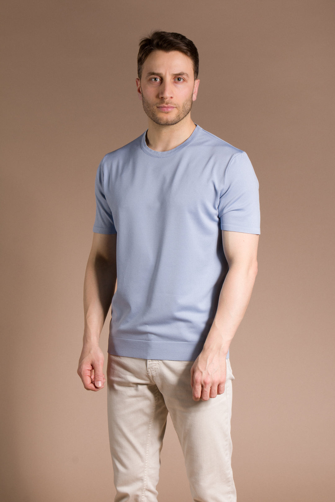 Basic Triko T-Shirt O Yaka