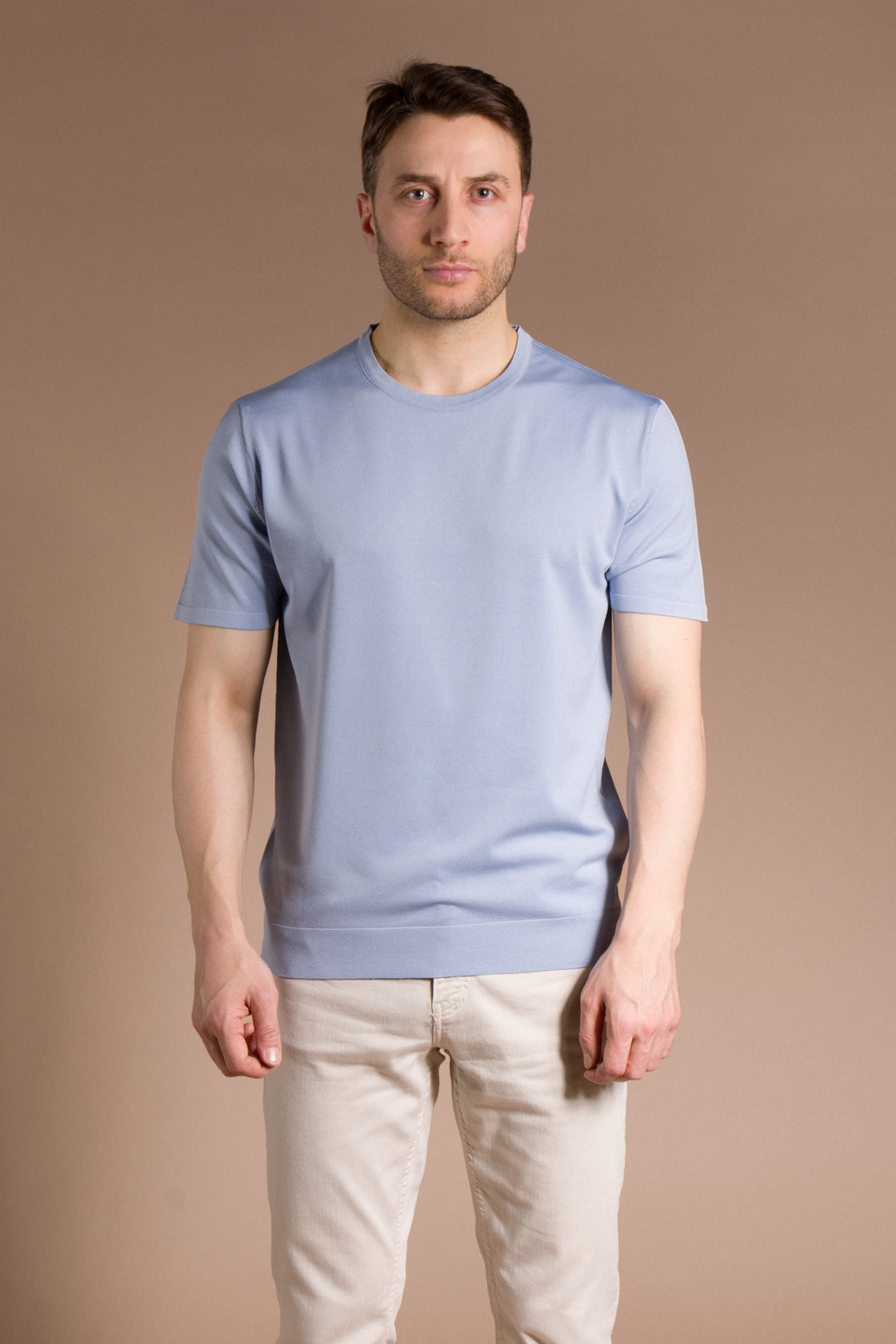 Basic Triko T-Shirt O Yaka