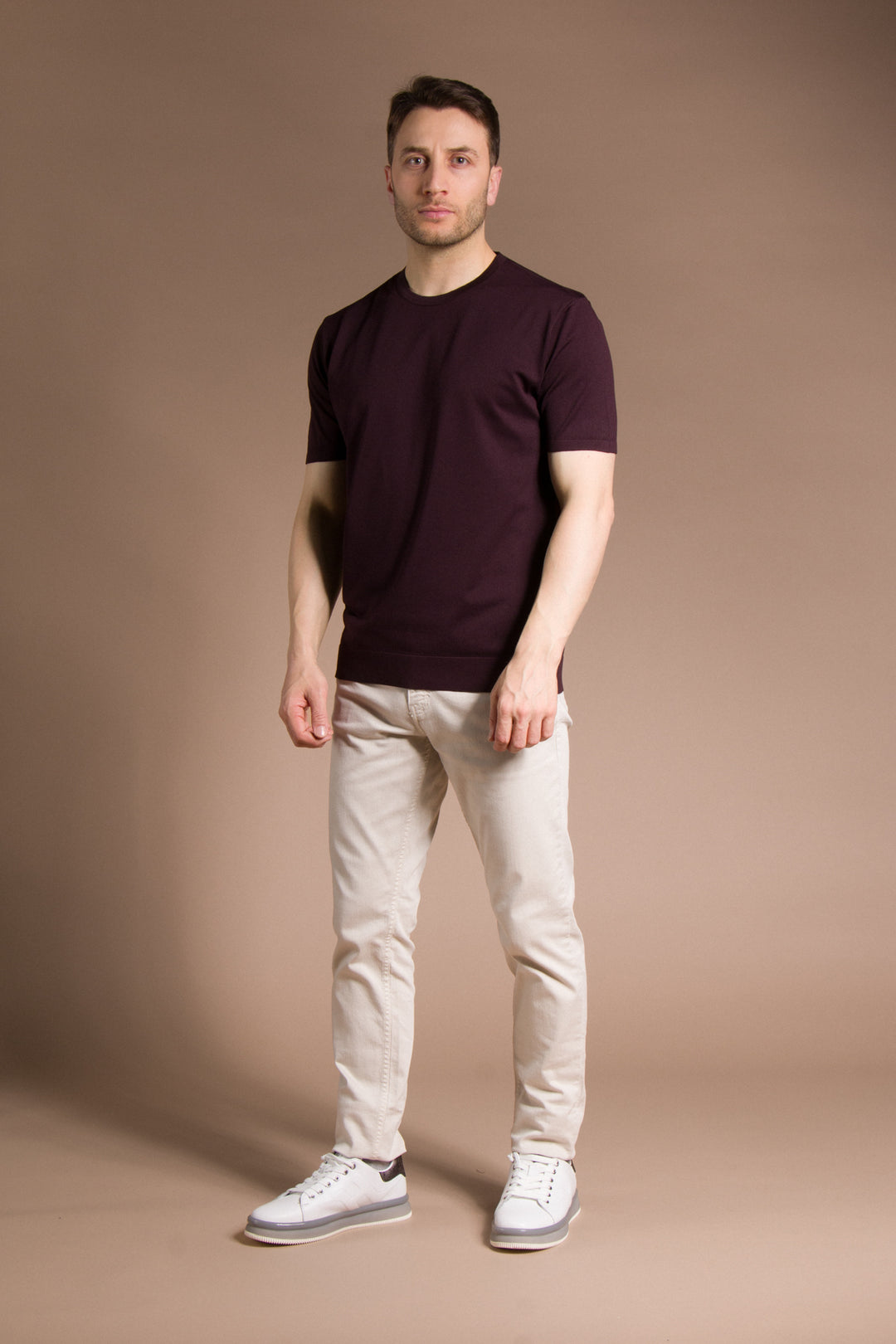 Basic Triko T-Shirt O Yaka