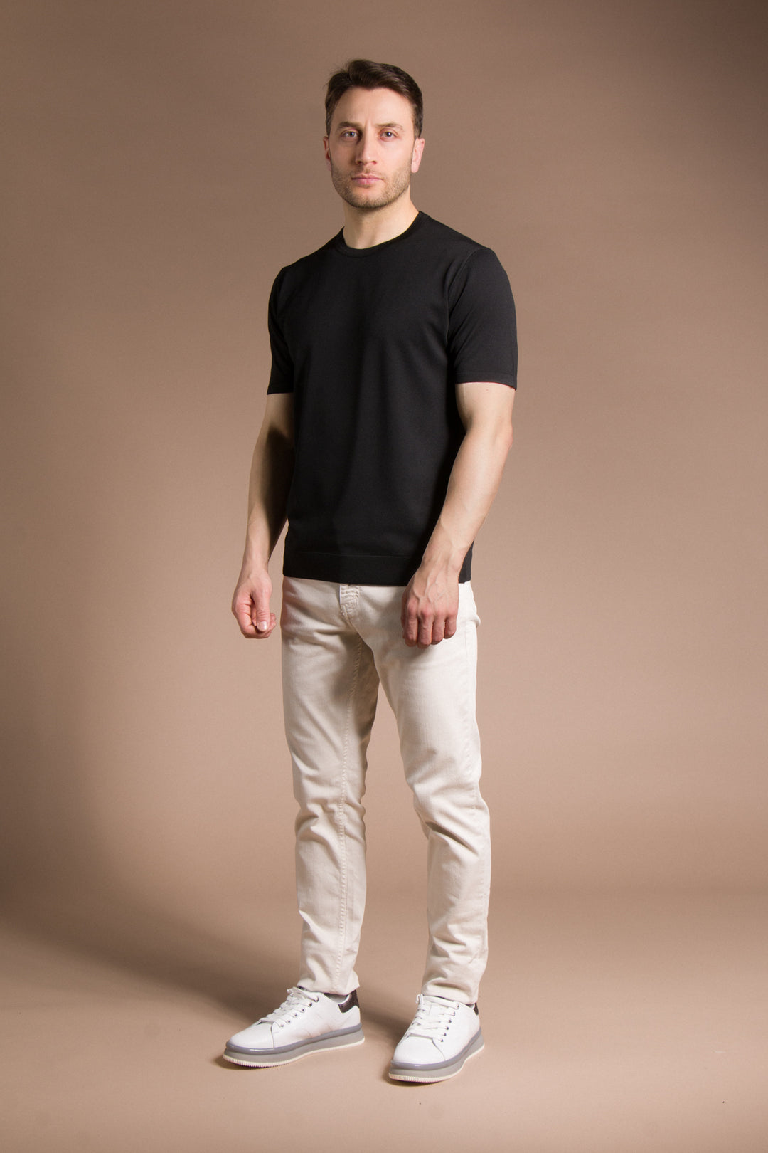Basic Triko T-Shirt O Yaka