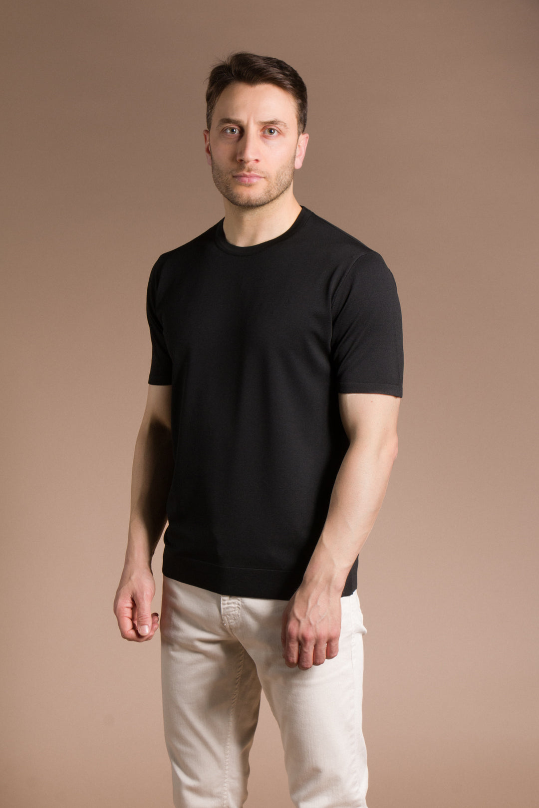 Basic Triko T-Shirt O Yaka