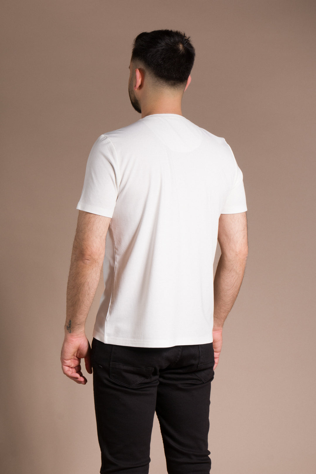Omuz Detaylı Basic T-Shirt