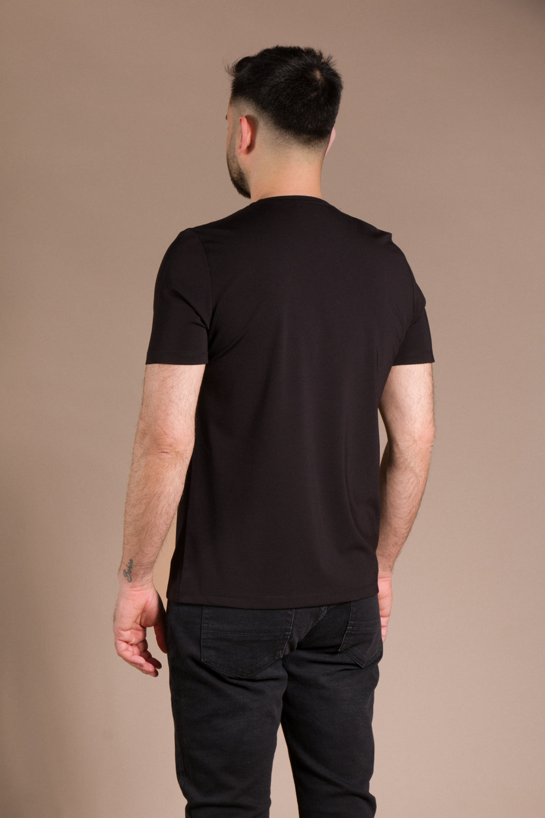 Omuz Detaylı Basic T-Shirt