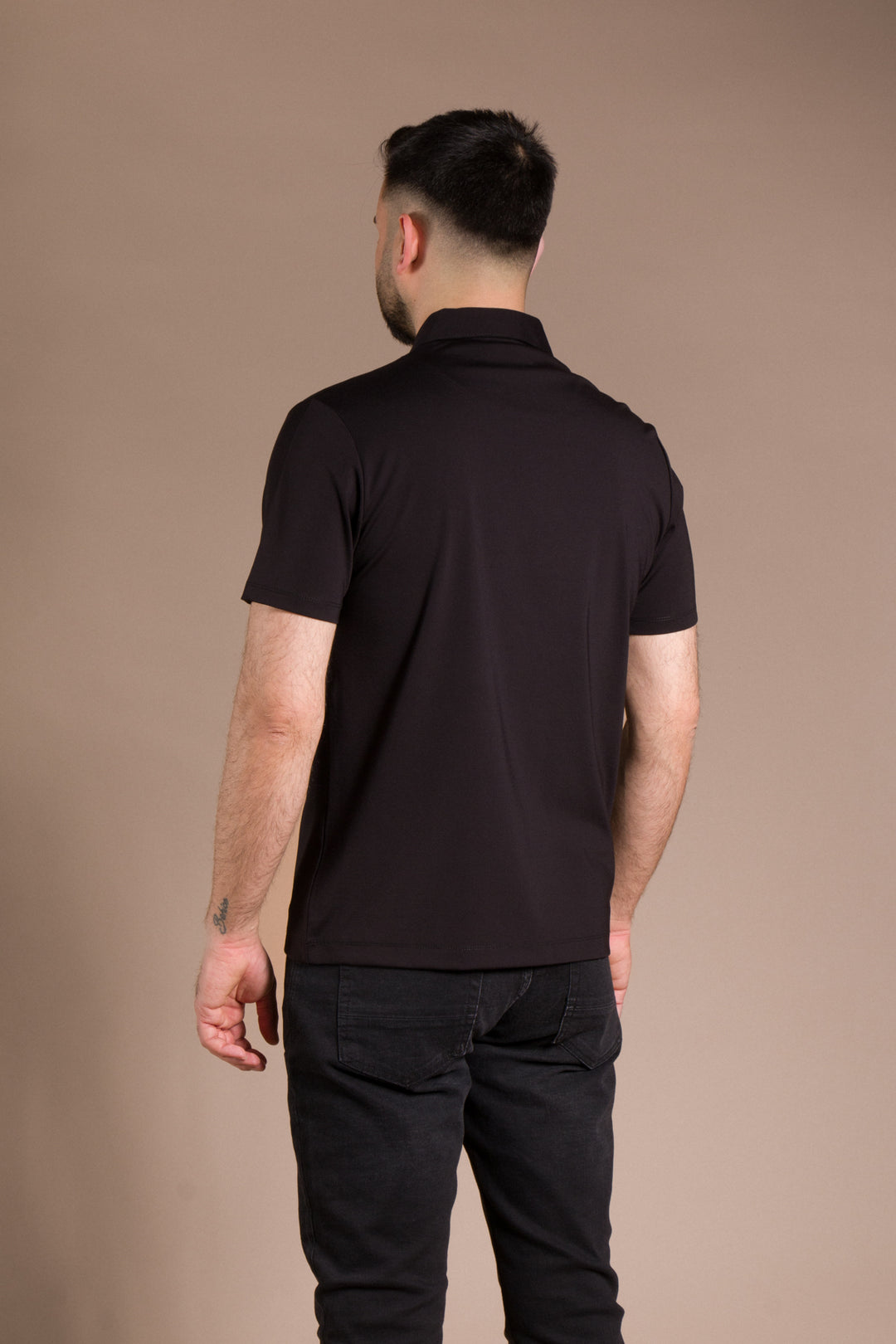 Fermuar Detaylı Polo Yaka T-Shirt