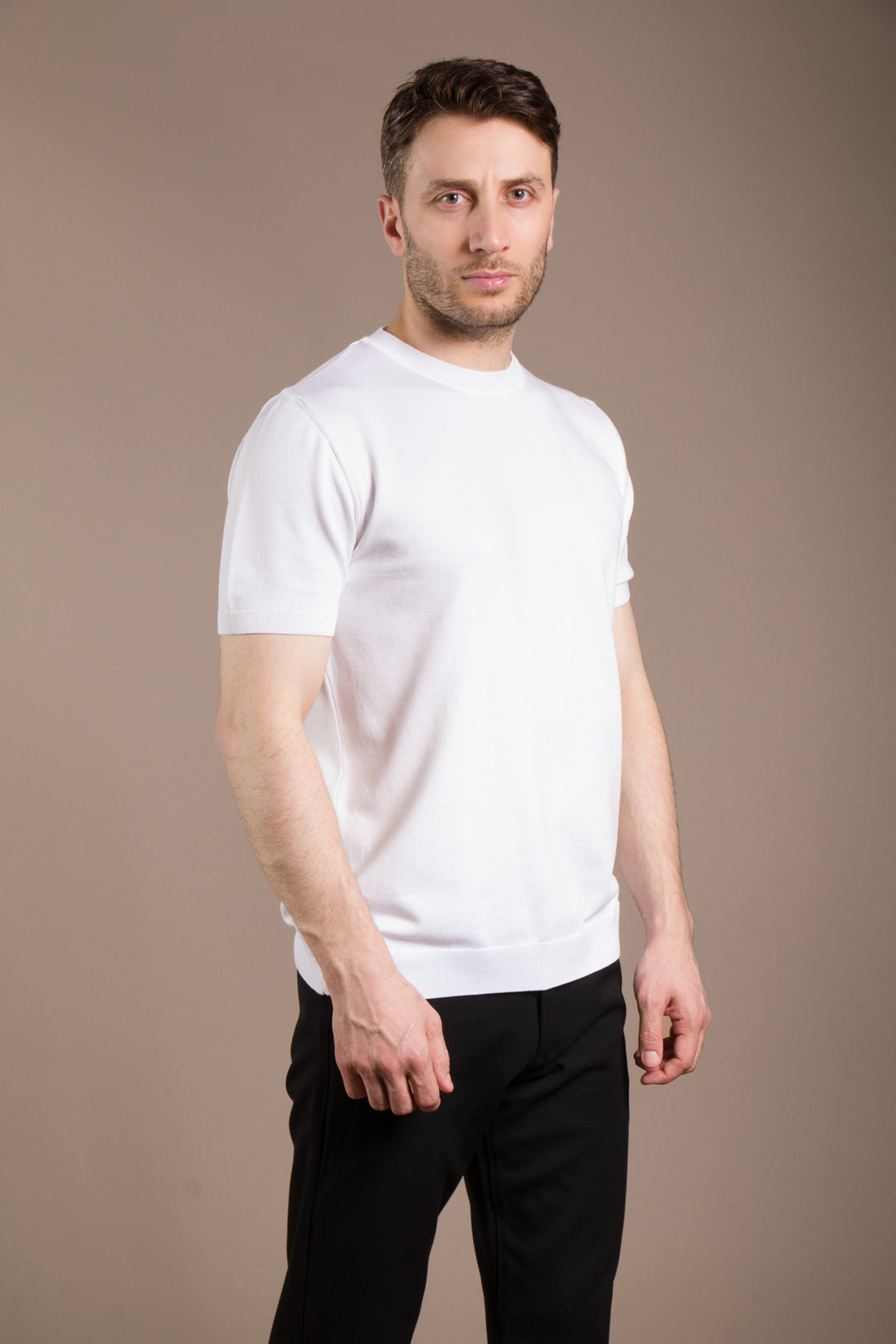 Basic Triko O Yaka T-Shirt