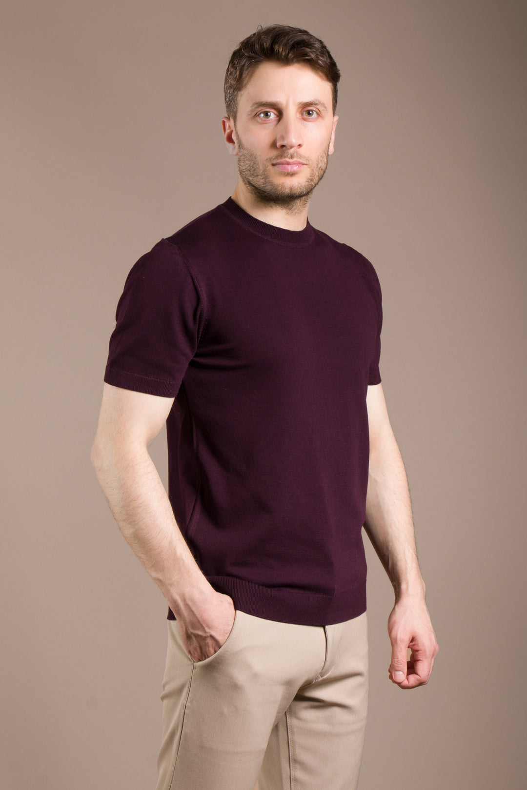 Basic Triko O Yaka T-Shirt