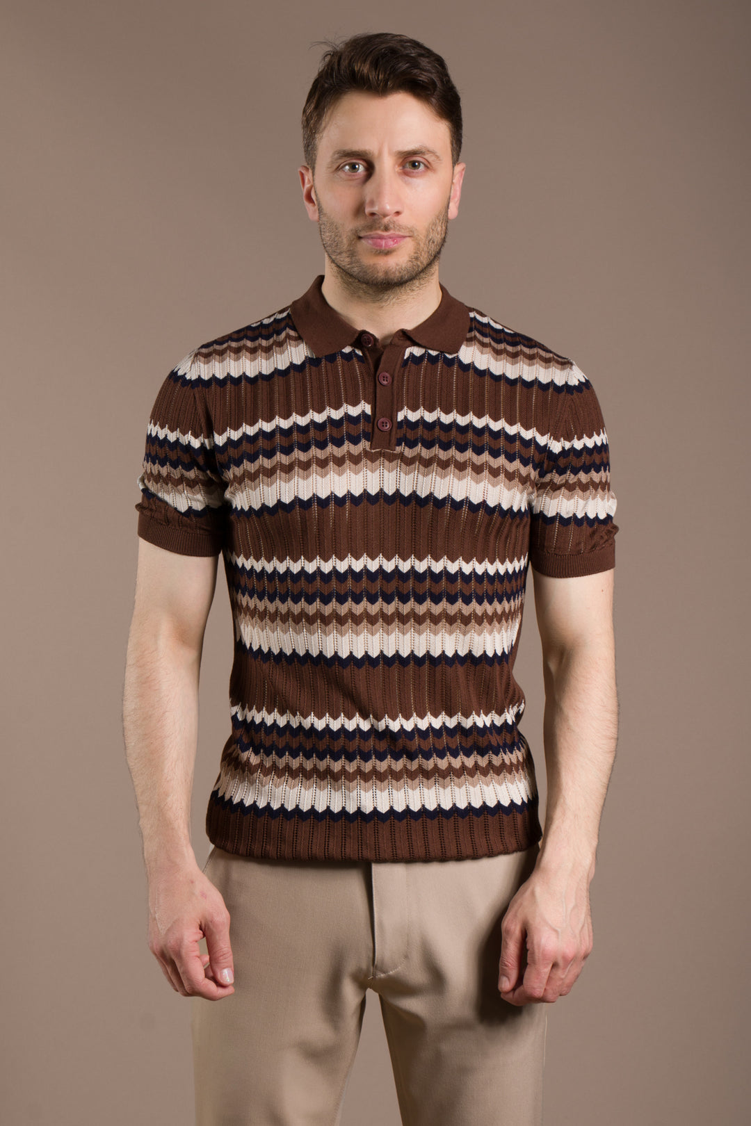 Batik Desen Polo Yaka T-Shirt