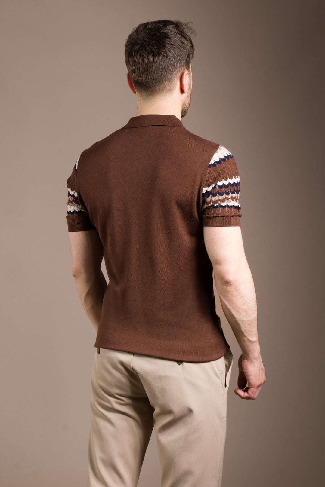 Batik Desen Polo Yaka T-Shirt