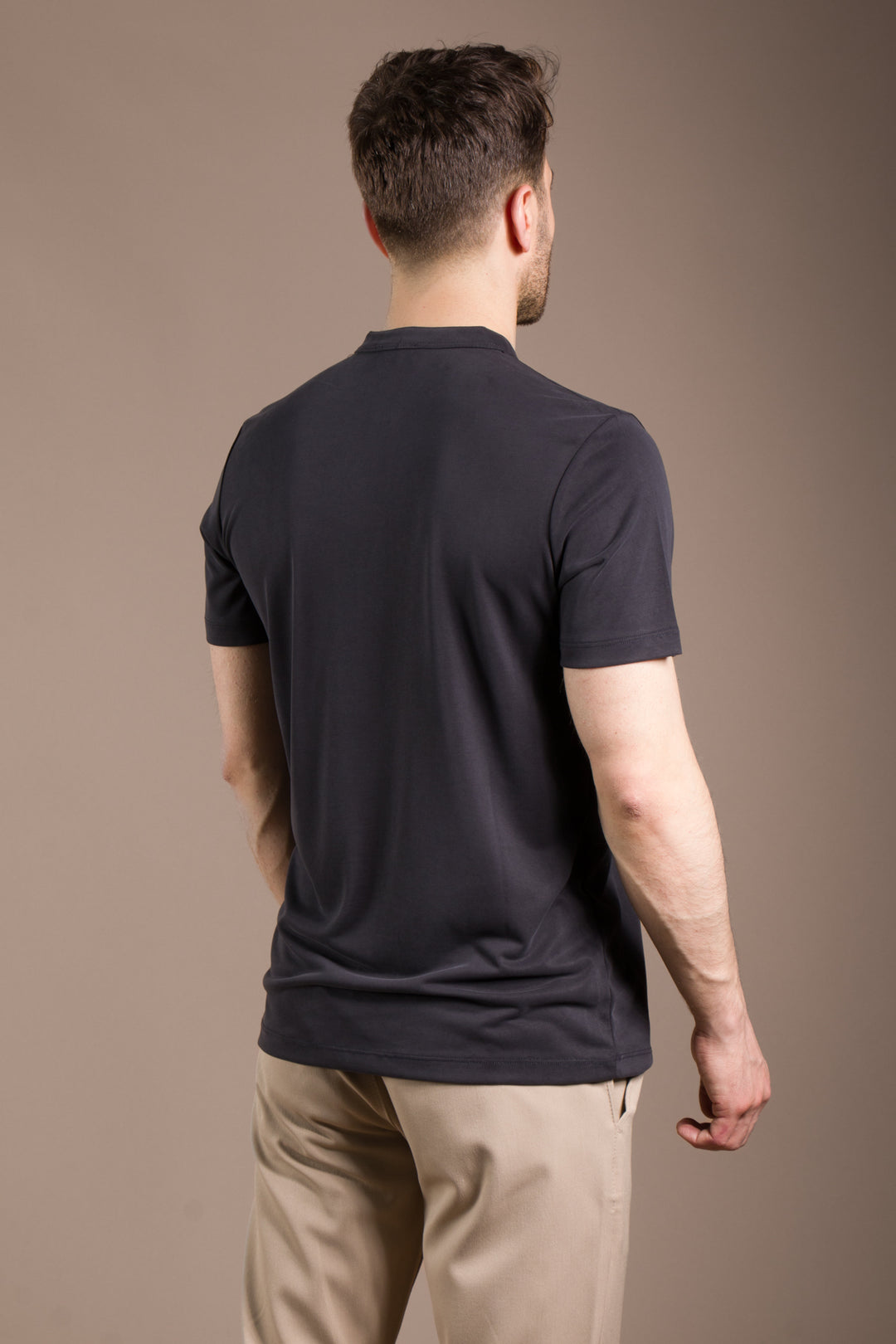 Çıtçıtlı Soft O Yaka T-Shirt