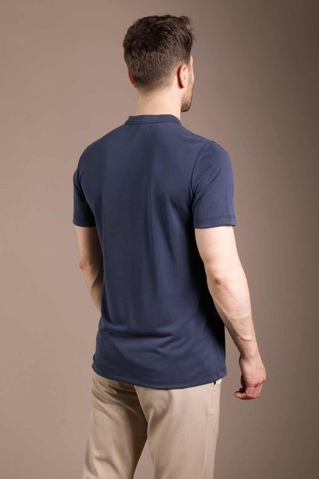 Çıtçıtlı Soft O Yaka T-Shirt