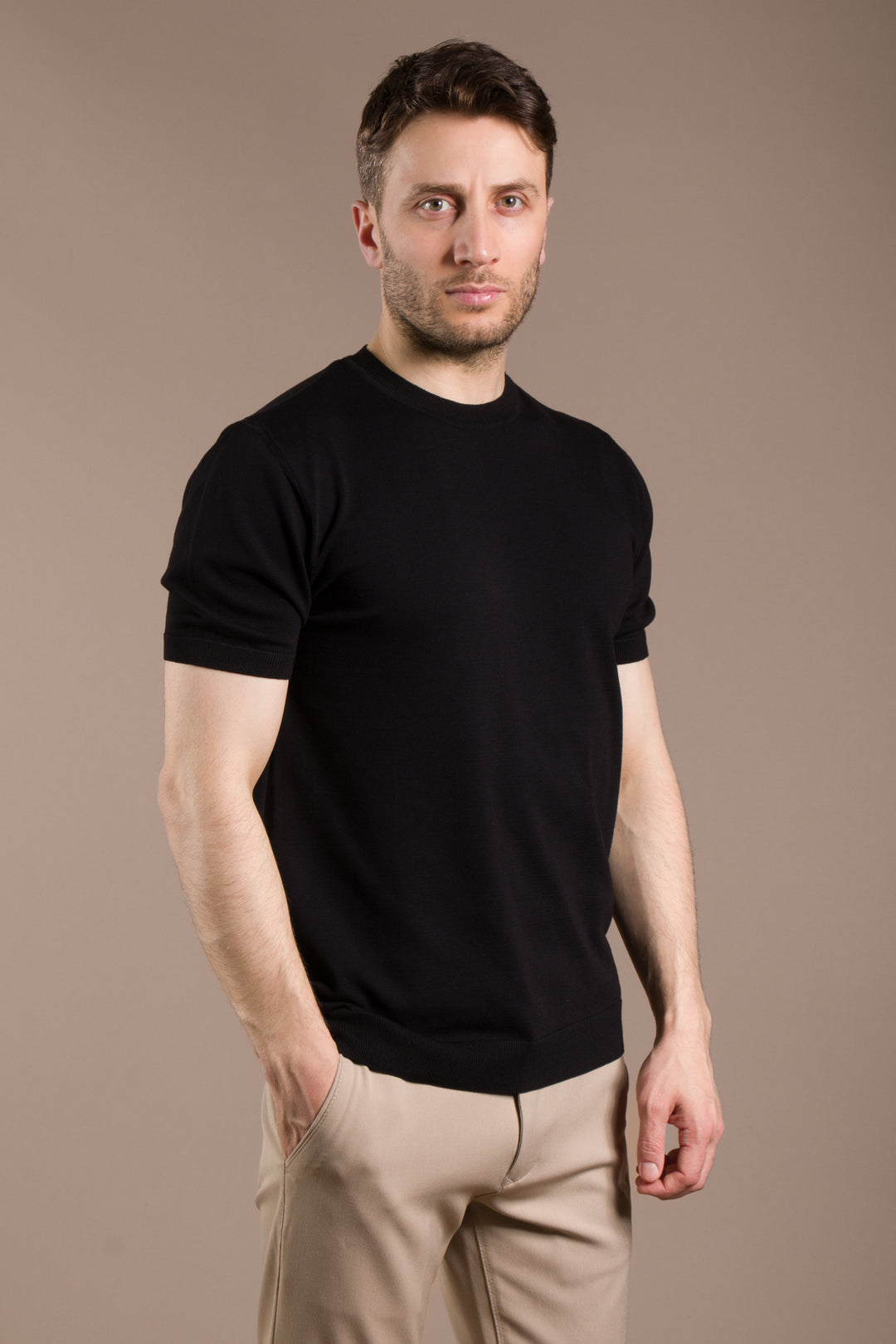 Basic Triko O Yaka T-Shirt