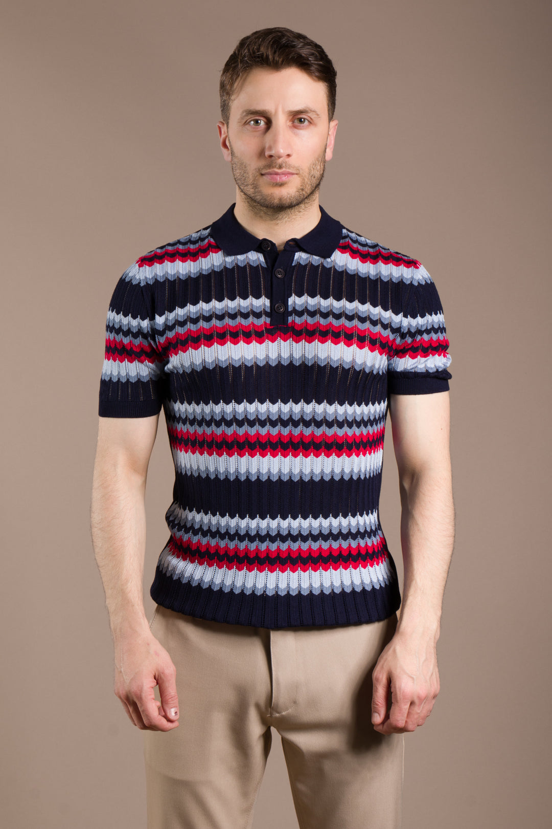 Batik Desen Polo Yaka T-Shirt