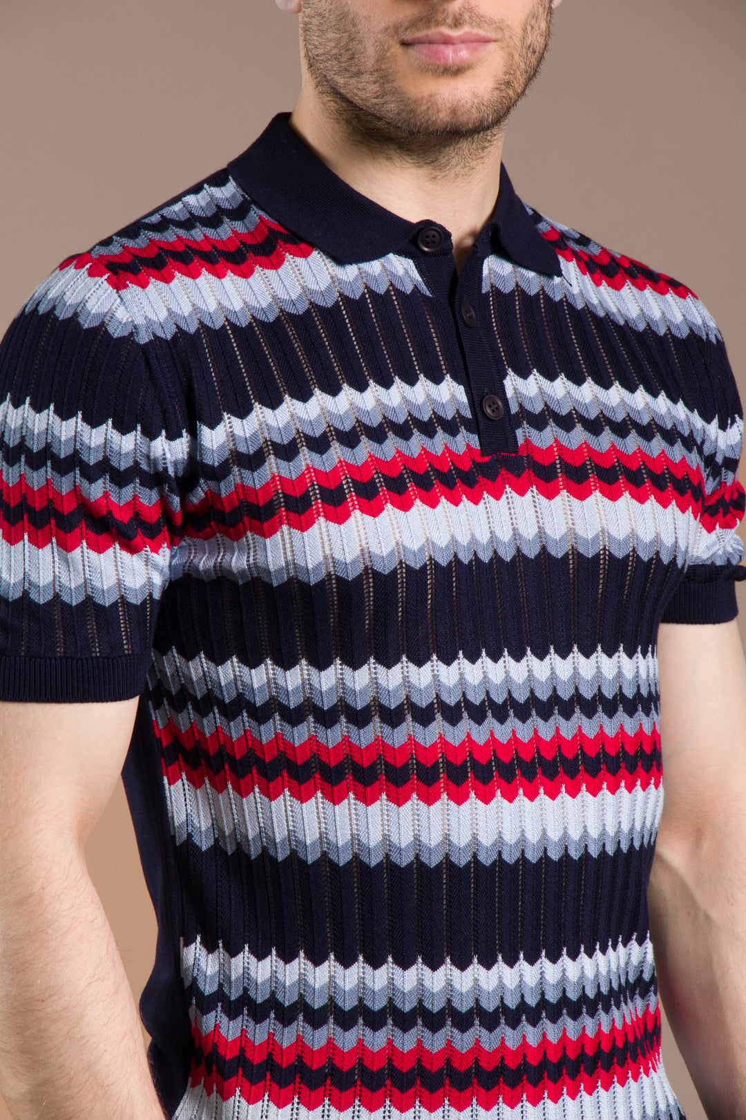 Batik Desen Polo Yaka T-Shirt