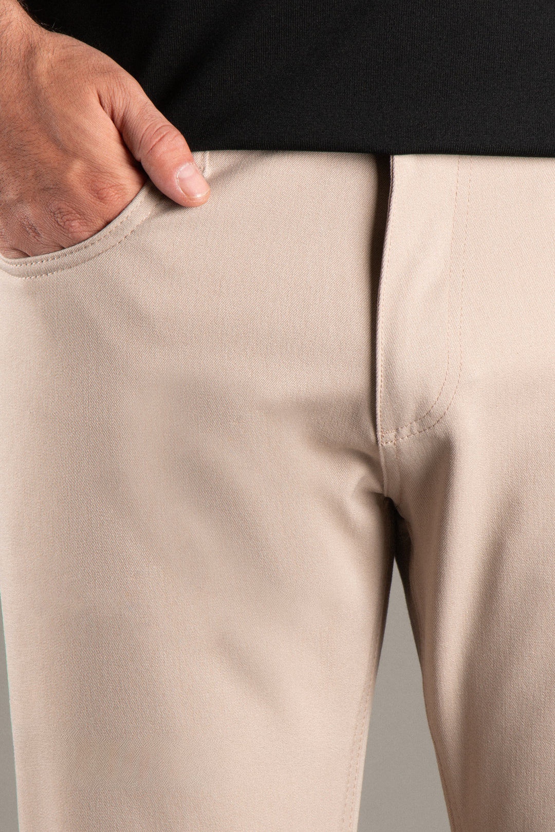 Slim Fit Basic Keten Pantolon