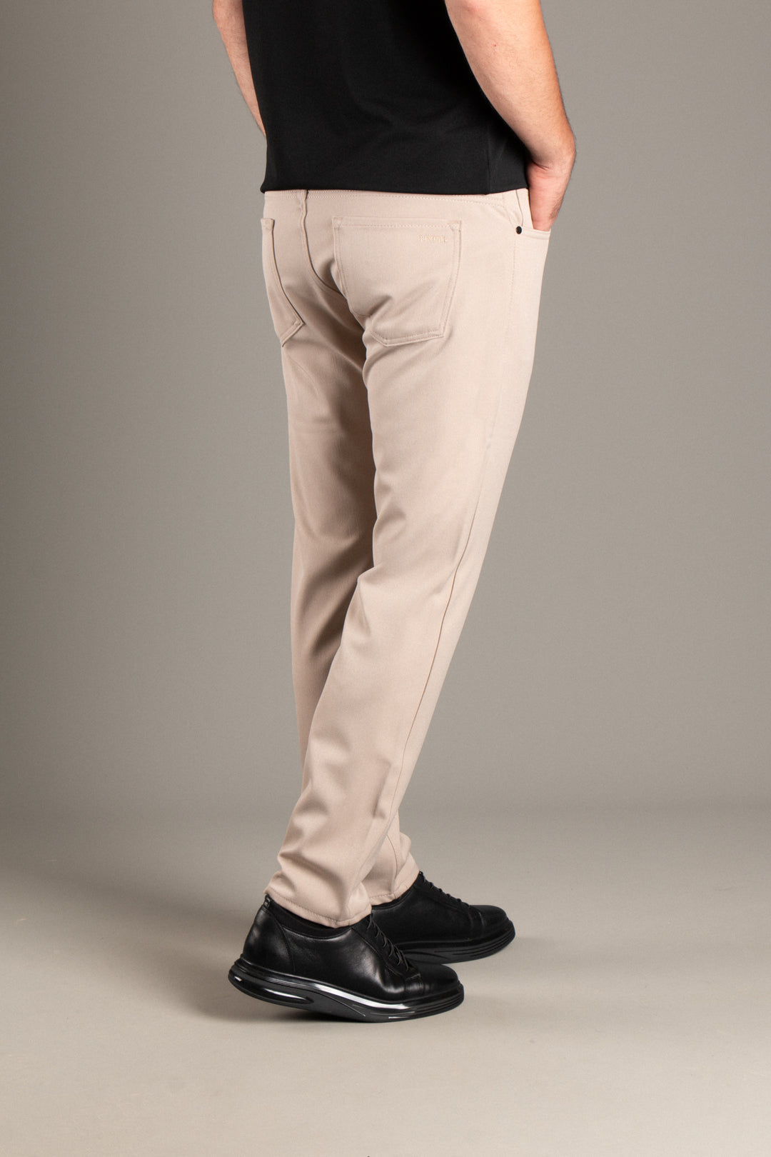 Slim Fit Basic Keten Pantolon