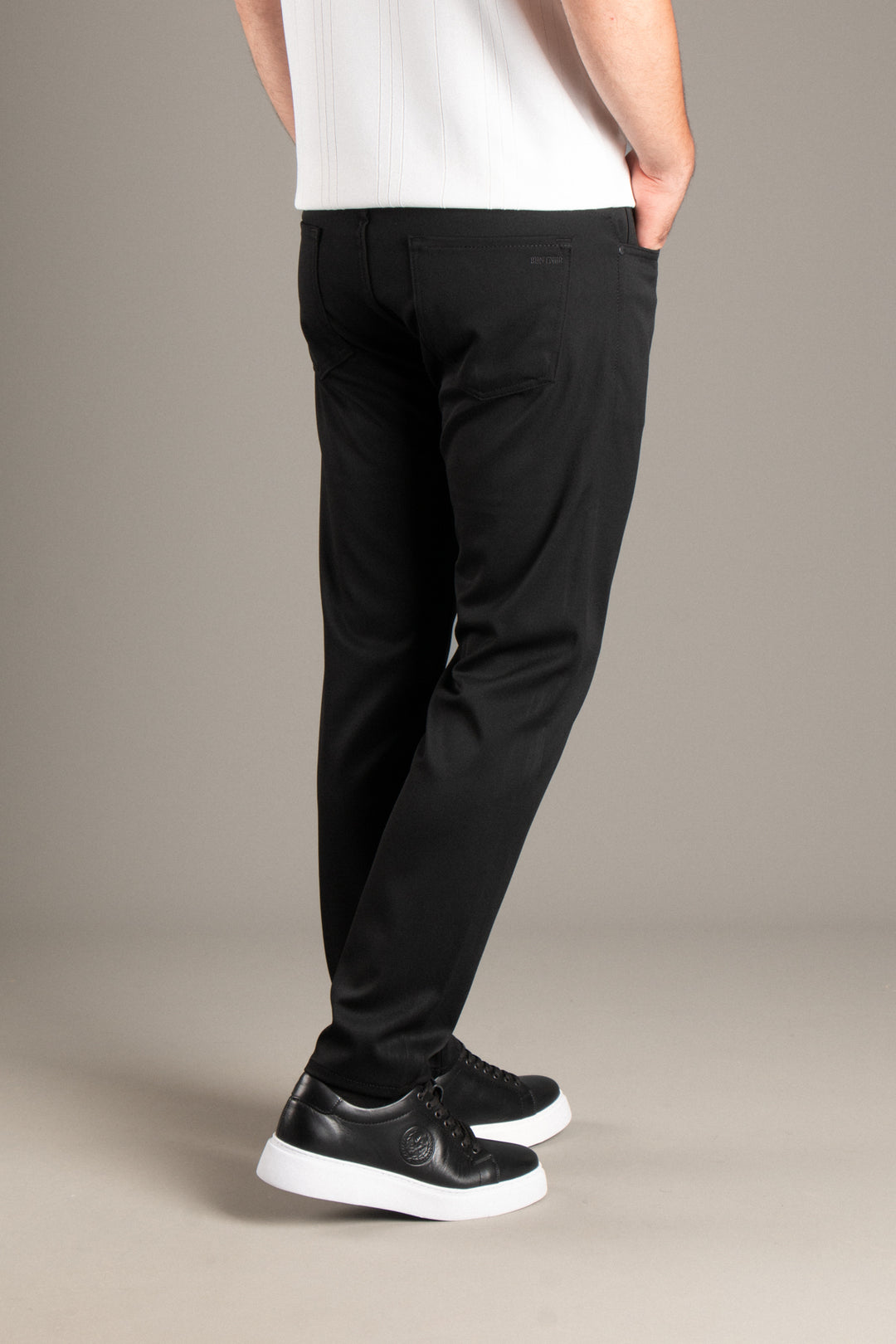 Slim Fit Basic Keten Pantolon