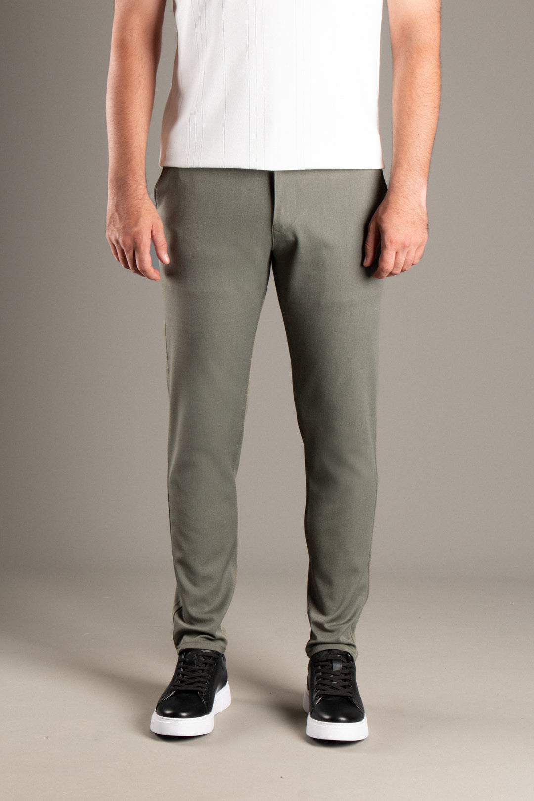 Slim Fit Keten Pantolon