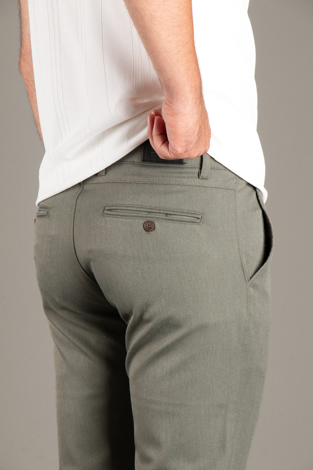 Slim Fit Keten Pantolon