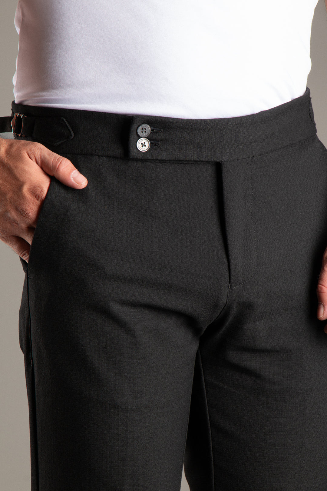 Tokalı Slim Fit Keten Pantolon