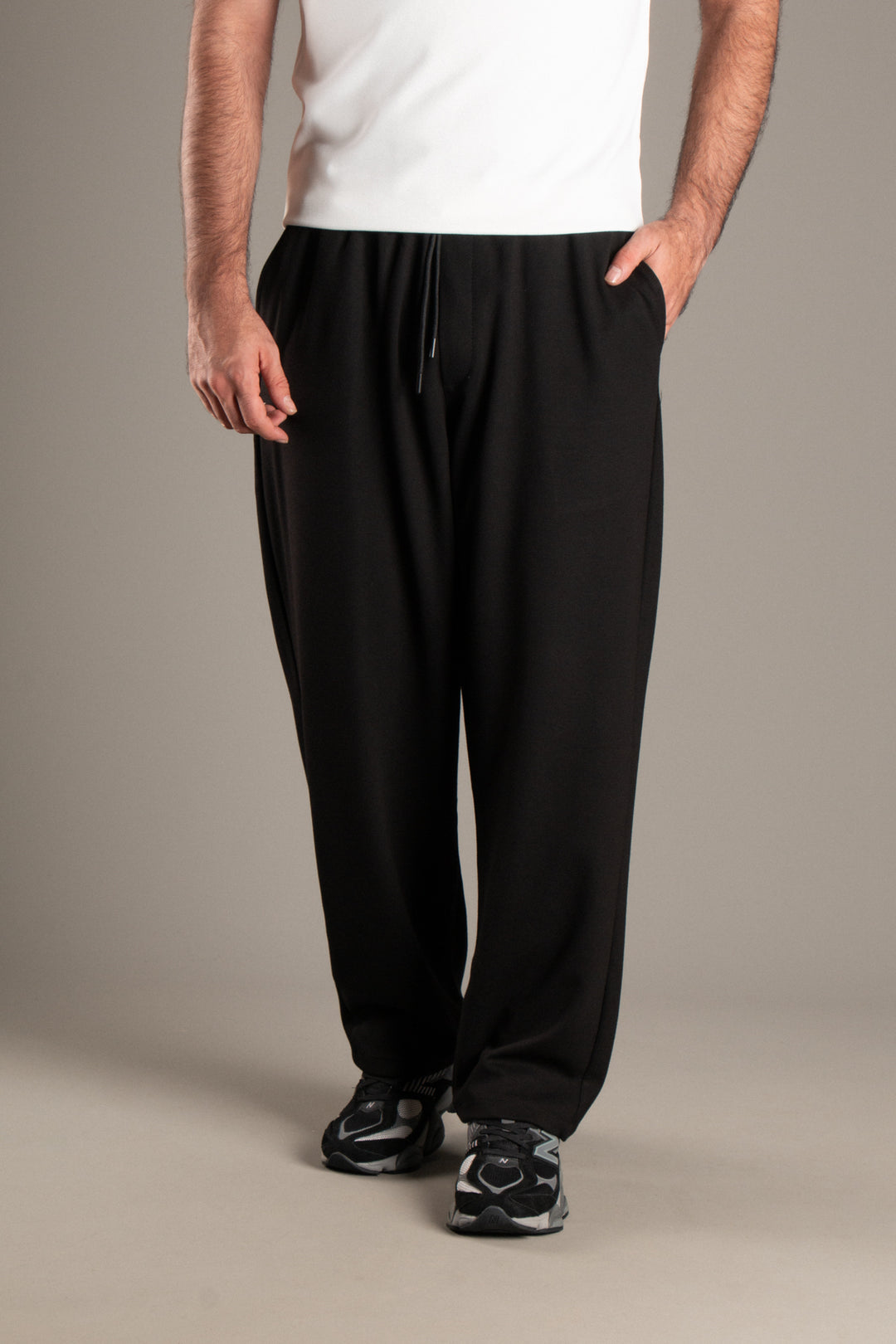 Gabardin Örme Baggy Pantolon