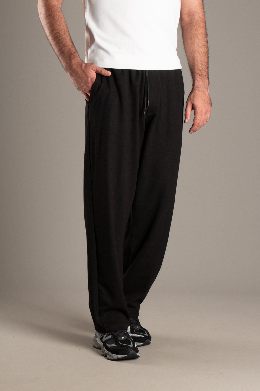 Gabardin Örme Baggy Pantolon