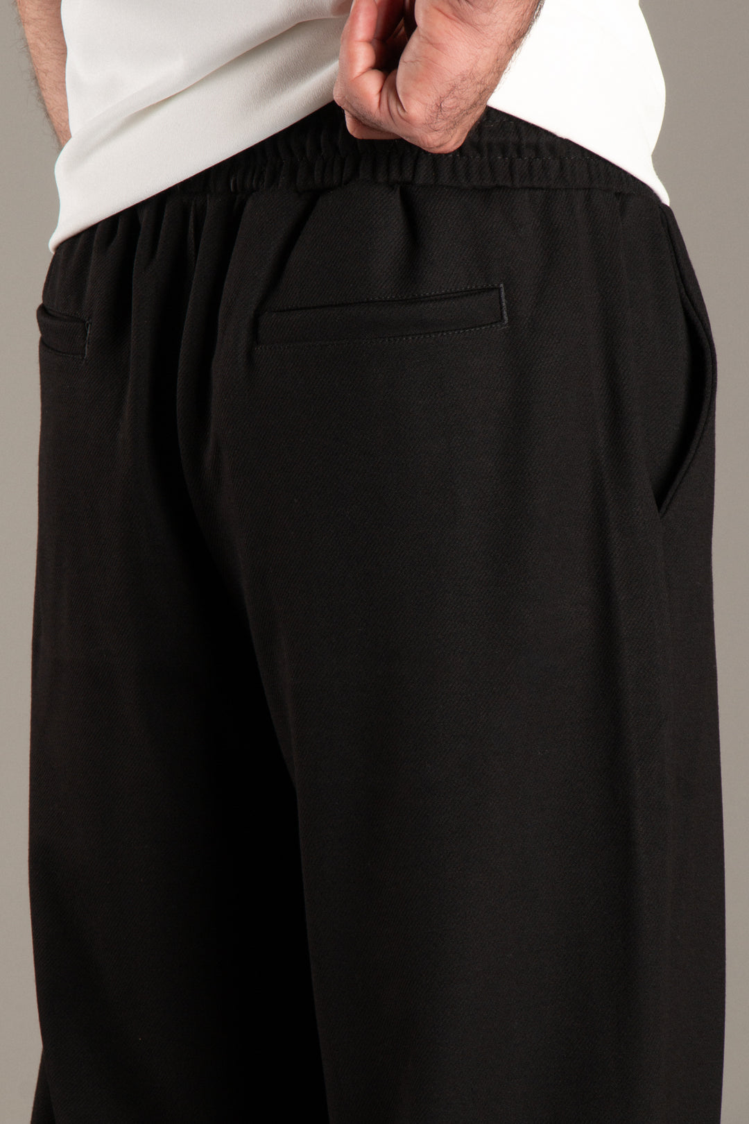 Gabardin Örme Baggy Pantolon