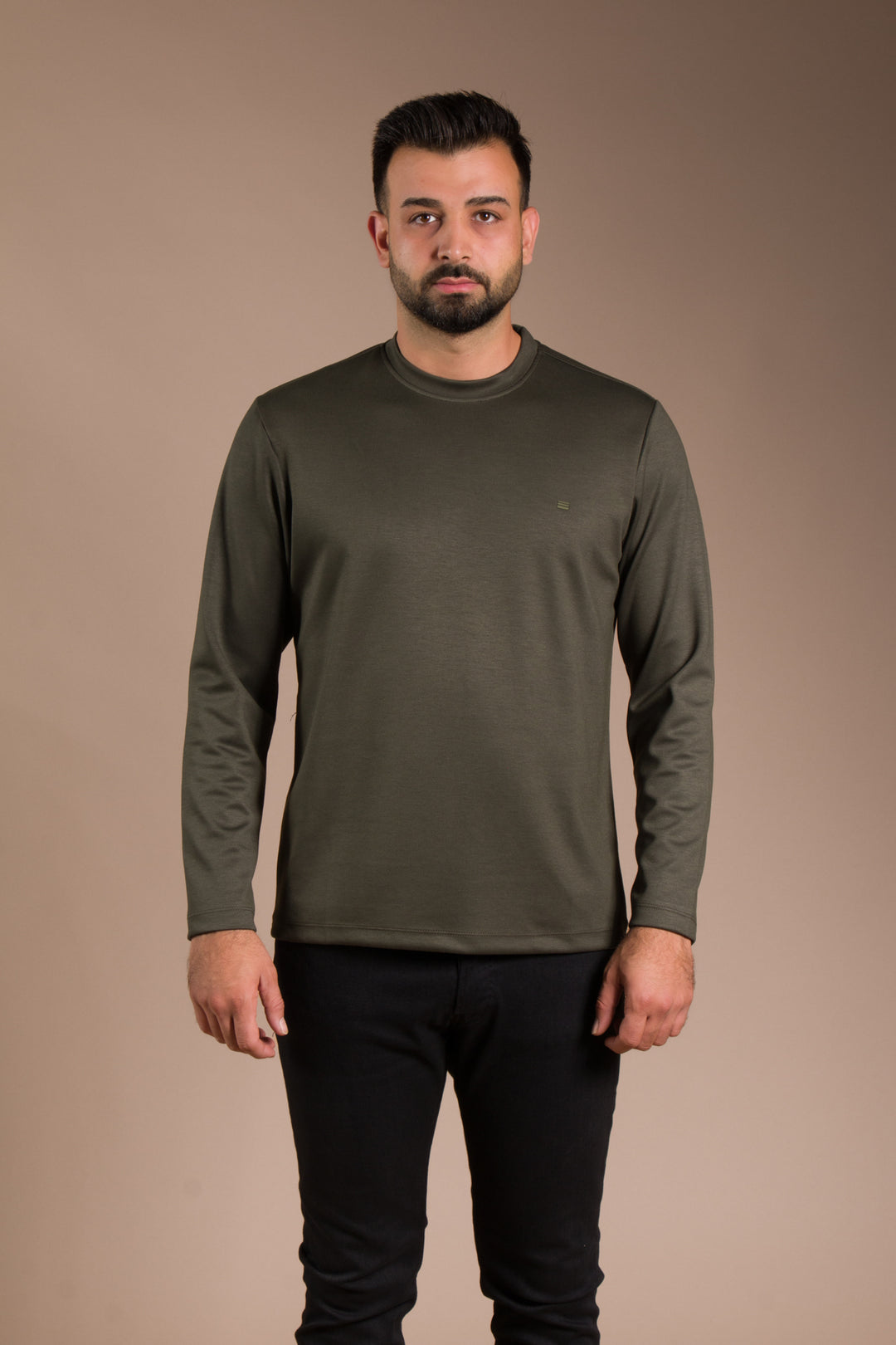 Haki Basic Soft Sweatshirt