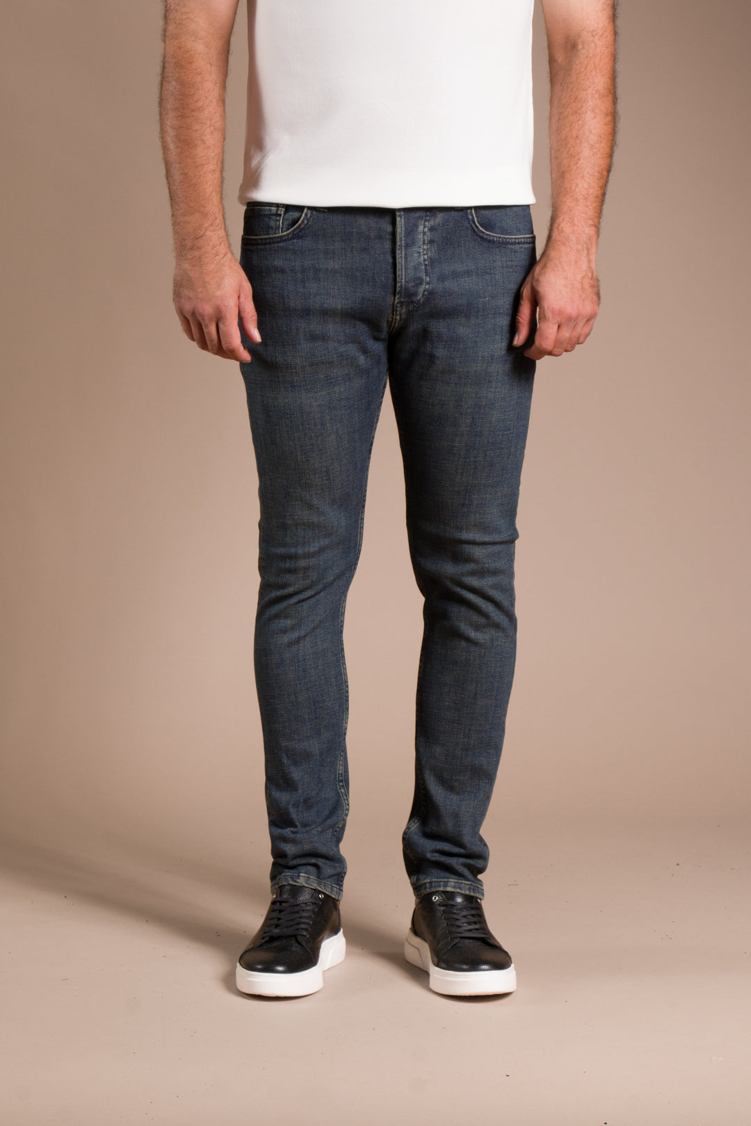 Yeşil Tint Slim Fit Jean