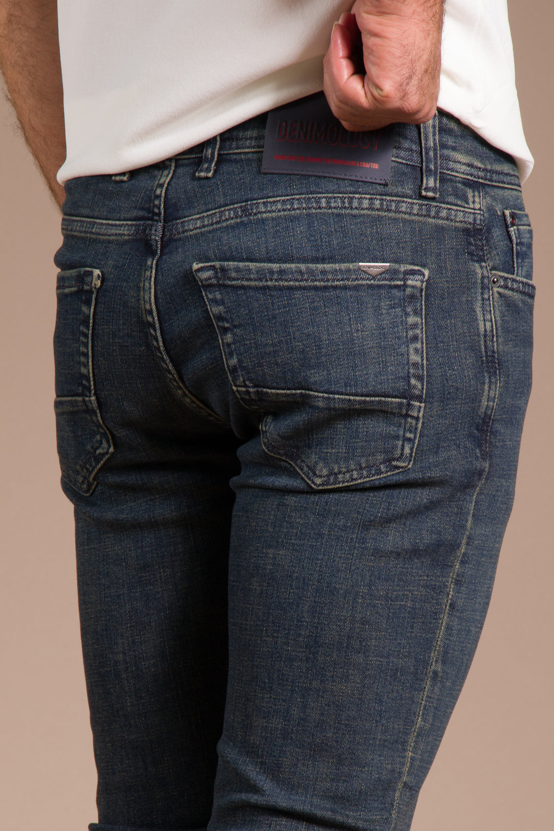 Yeşil Tint Slim Fit Jean