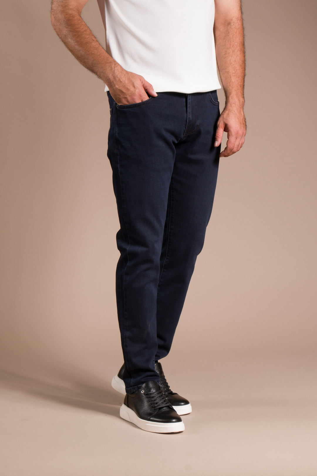 Lacivert Relax Fit Jean