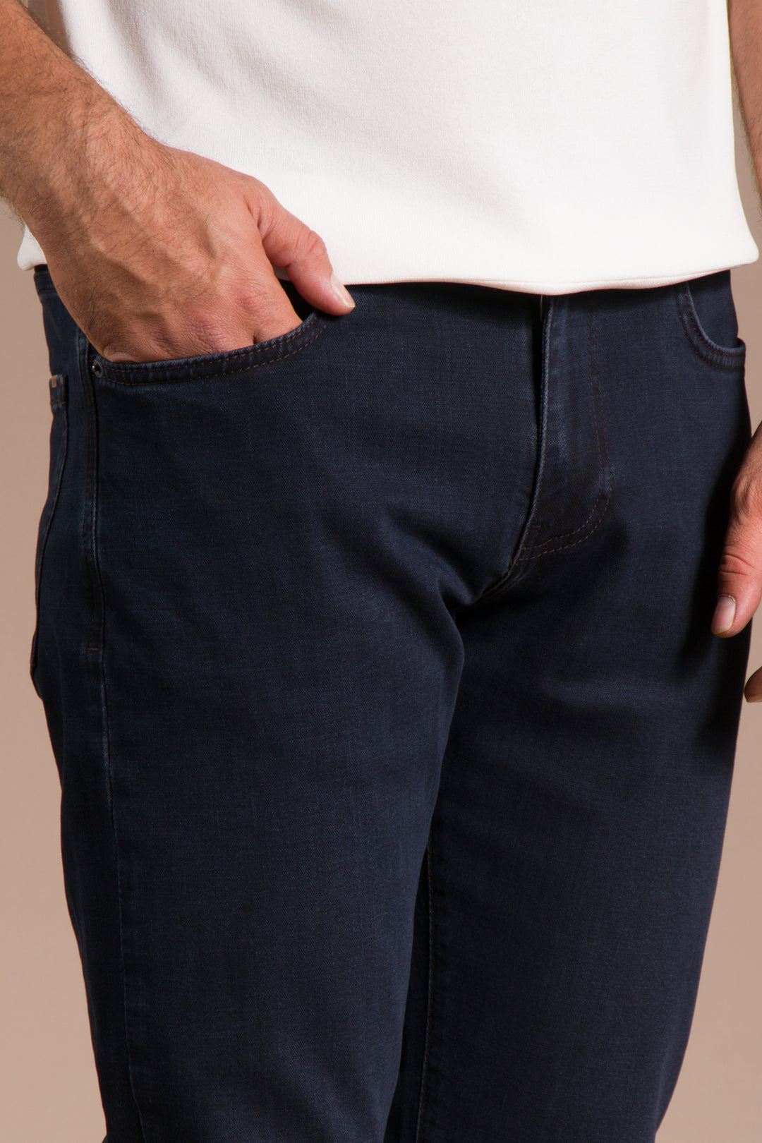 Lacivert Relax Fit Jean