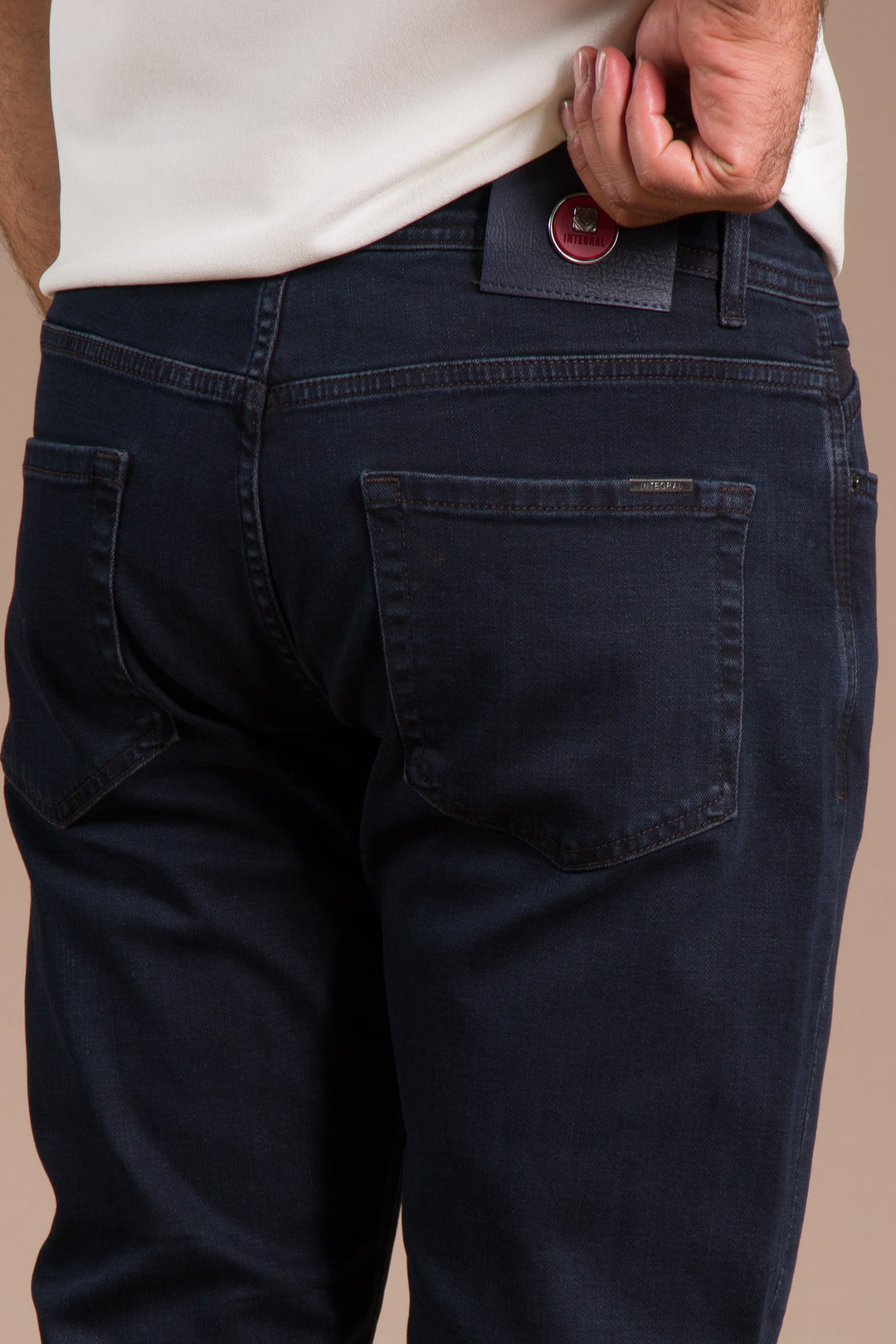 Lacivert Relax Fit Jean