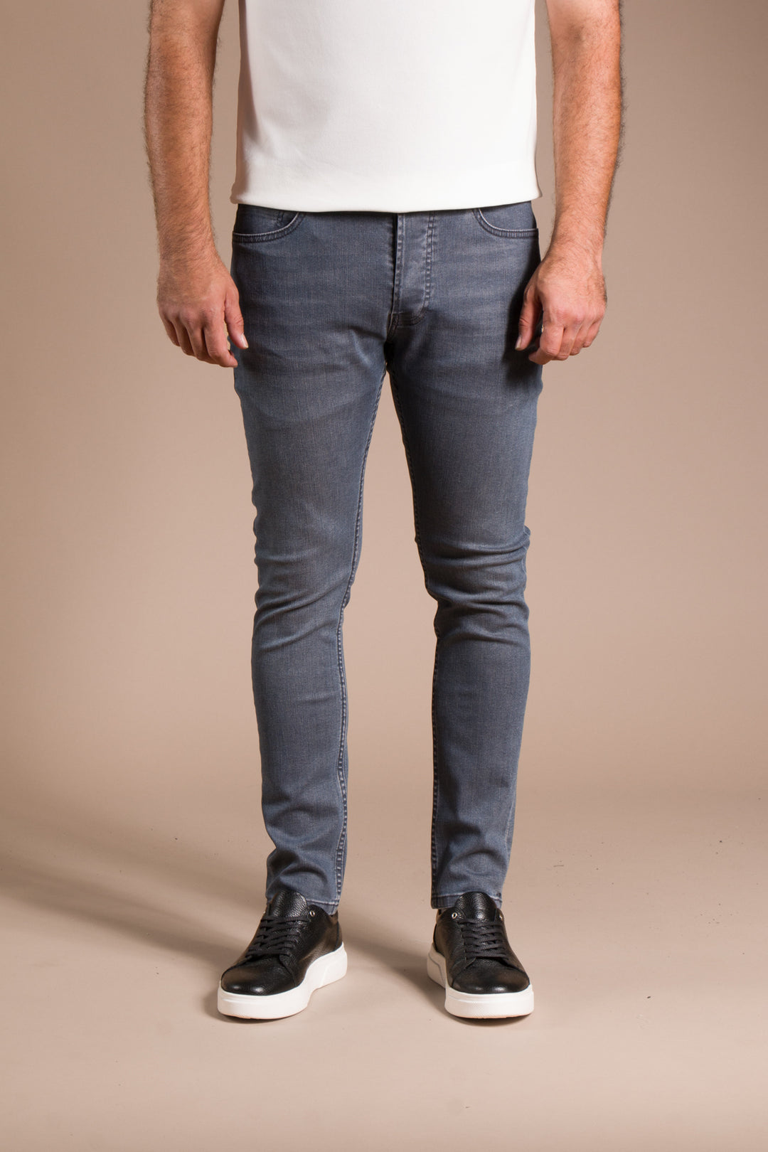 Koyu Gri Slim Fit Jean