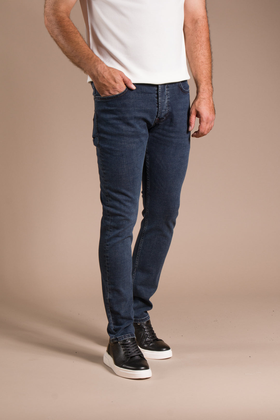 Koyu Mavi Slim Fit Jean
