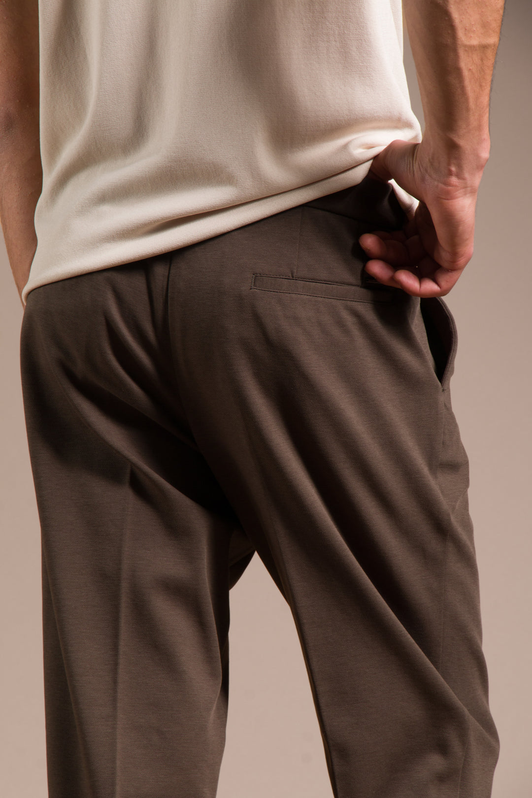 Haki Pileli Baggy Pantolon