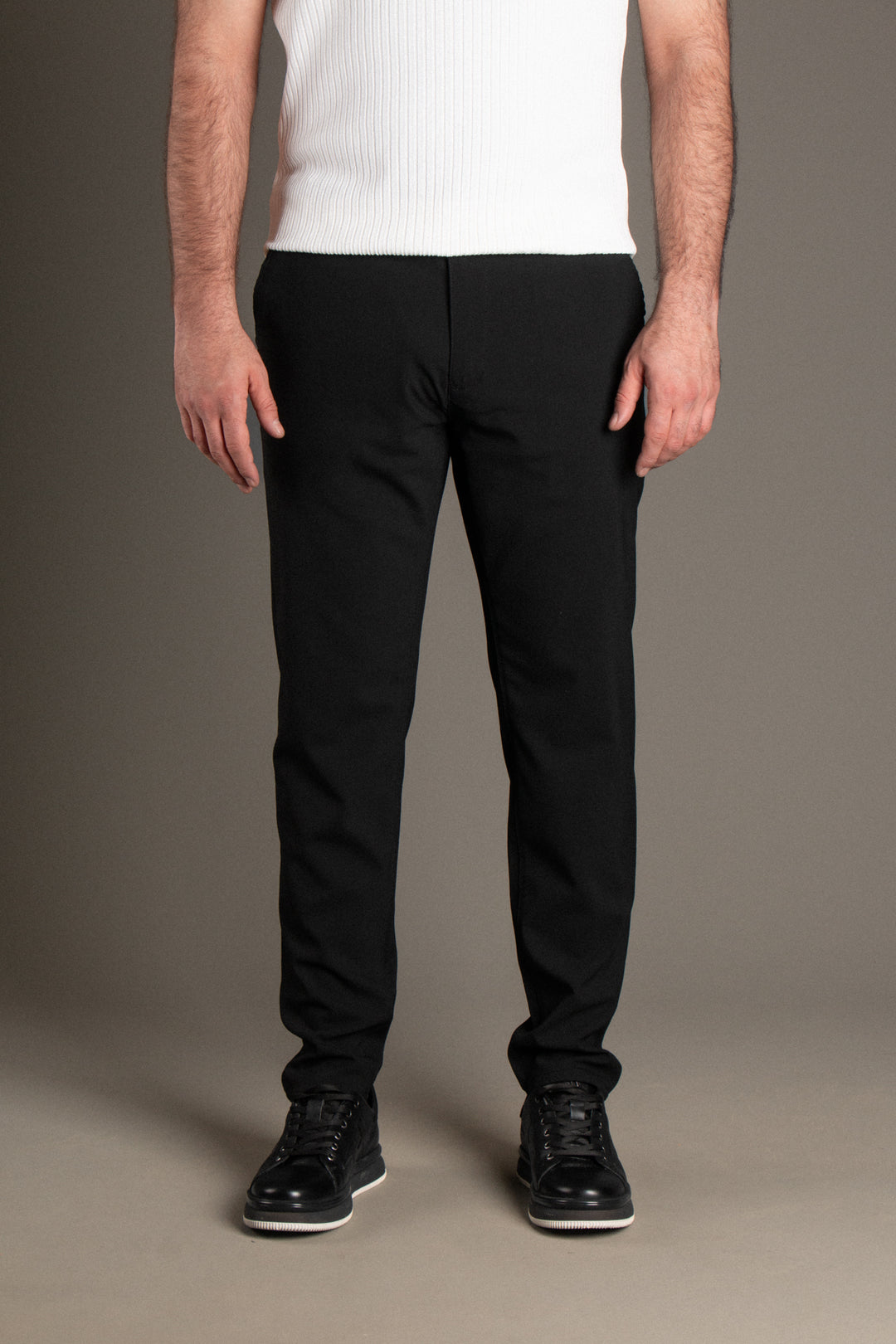 Slim Fit Keten Pantolon